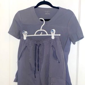 Jaanuu Gray Scrub Set